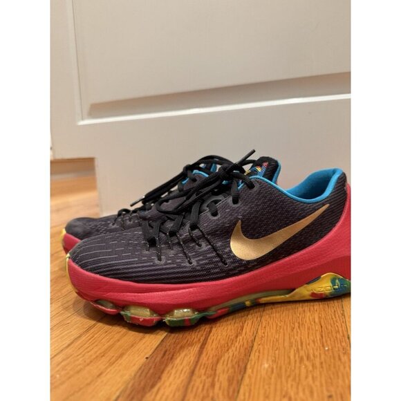 Nike 768867-002 KD 8 GS Money Ball Multi Color Basketball Shoes Sz 5.5 Youth - Picture 2 of 9